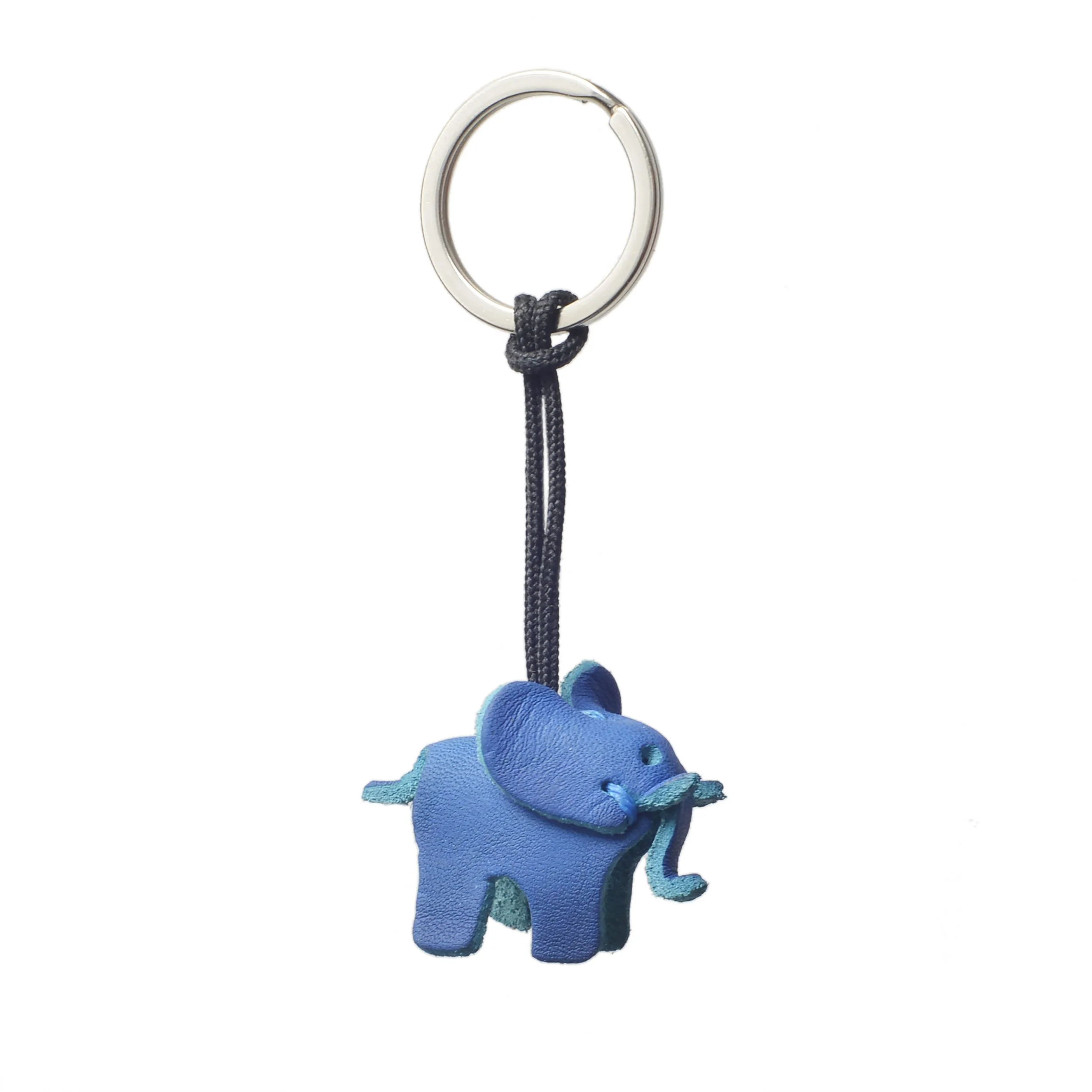 【新品/未使用】  ELEPHANT KEY RING Leather Elephant Key Ring -Small — Love Travels. Imports.